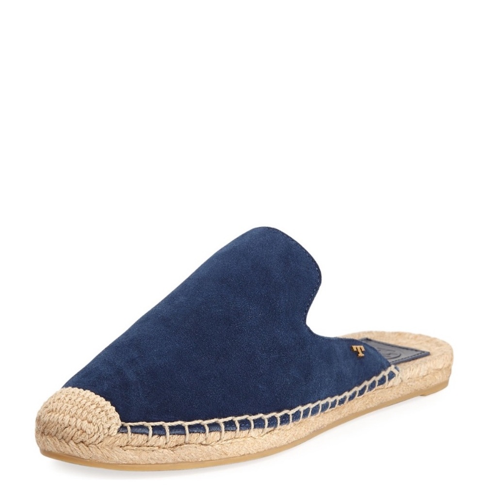 Tory Burch Max Suede Espadrille Mules